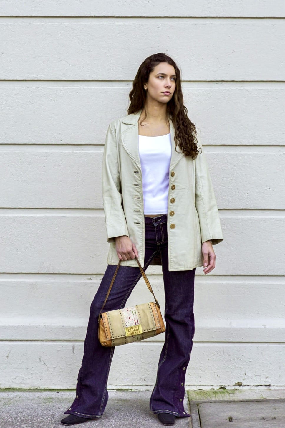 6. Chaqueta de cuero vintage